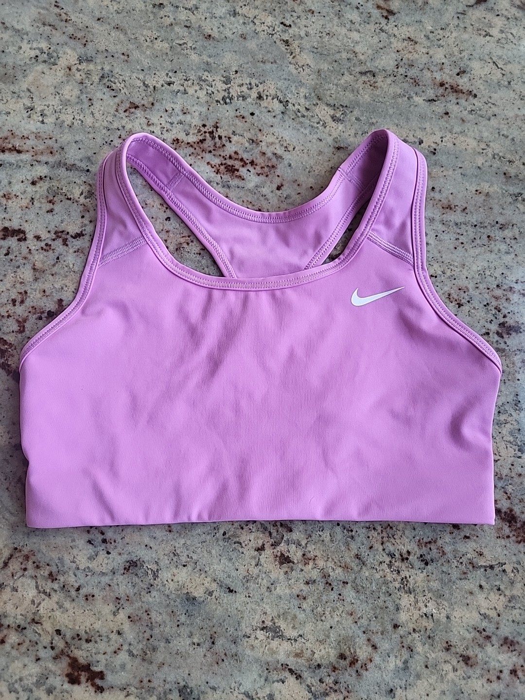 NIKE Sports Bra Racerback Dri-Fit Tech Med Support Purple Women's Size Small-image