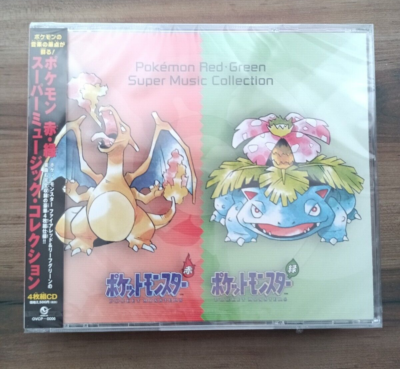 Pokemon Red Green Super Music Collection Nintendo Game Boy GBA