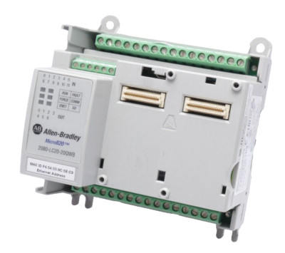 Allen-Bradley Micro820 Controller | Ser. B FW: 10.011 | 2080-LC20-20QWB