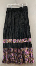 Hairston Roberson Ropa Womens Skirt Small Velvet USA MADE Maxi