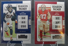 2021 Panini Contenders - Nick Bosa #90 & Von Miller #30 - NFL Football