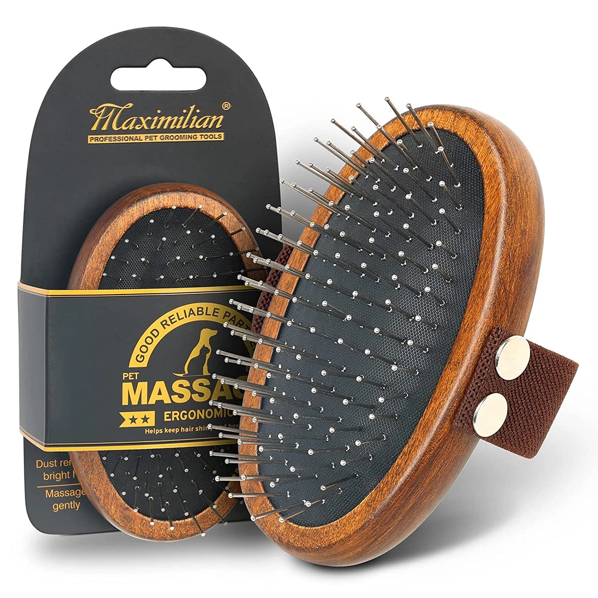 Dog grooming detangler brush discount