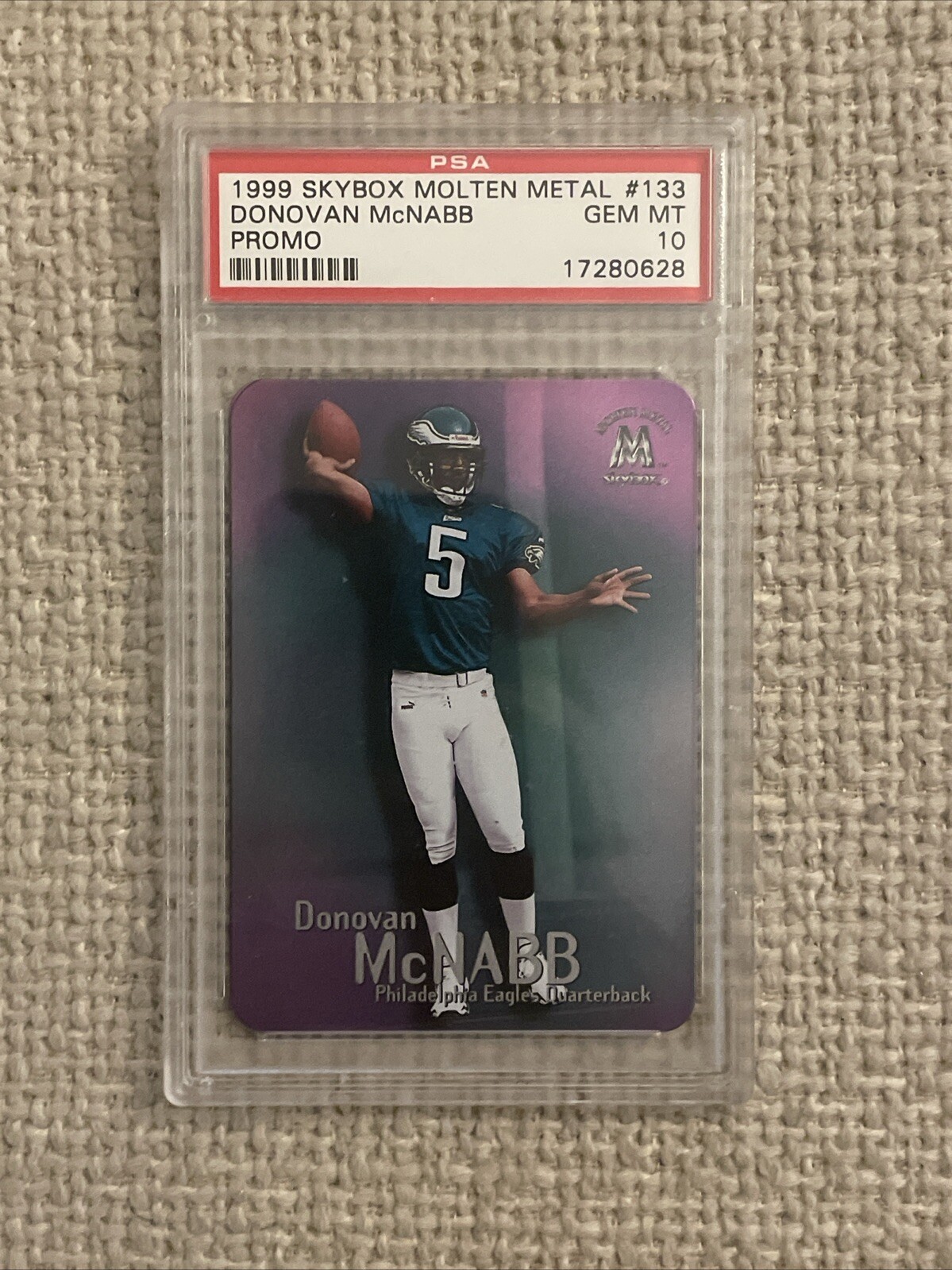 Donovan McNabb Skybox Molten Metal Promo #133 Base