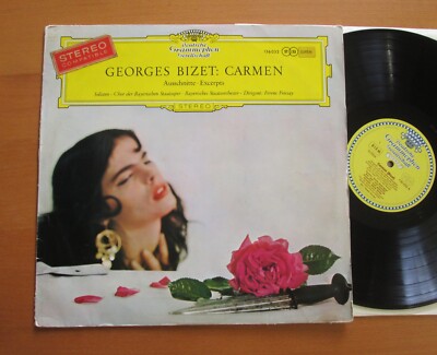 SLPEM 136 032 RED STEREO Bizet Carmen Maria Stader Ferenc Fricsay DG Tulip EX
