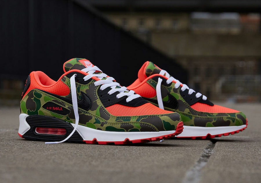 nike air max camo red