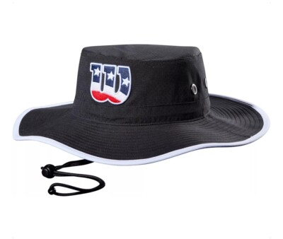 Wilson Bucket Hat Sun Cap Full Brim Color Black One