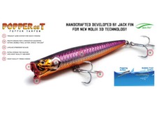 Molix Popper 85T 8.5cm 11.5g Floating Esche Acqua salata Predators COLORI
