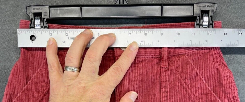 Exhilaration Shorts - Red - Corduroy - Flat Front - Hot Pants - No Tag (739) - Image 2 of 4