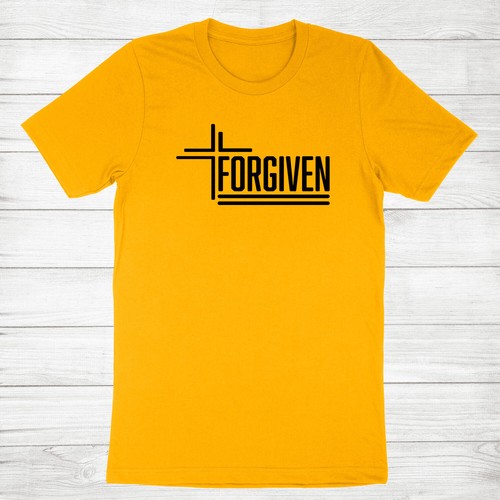 Forgiven Christian Inspirational Shirt Awesome Christian T-Shirt Jesus Graphic - Picture 22 of 22
