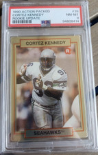 1990 Action Packed Rookie Update Cortez Kennedy RC Card PSA 8 NM-MT #39 b. rookie card picture