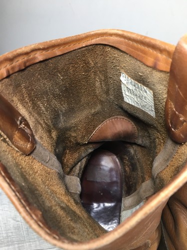 Double-H Steel Toe Wellington Leather Work Western Cowboy Mens Boots 12 Vintage - Picture 9 of 10