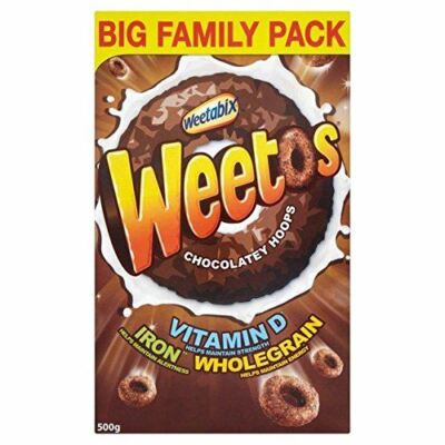 Weetabix Weetos Schokoladengeschmack 500g - 2er Pack