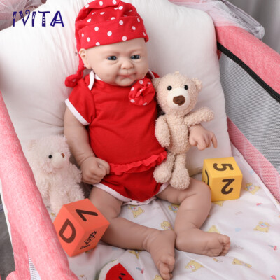 Boneca Reborn Silicone Bebe Reborn NiÃ±o Amazon 18in Platinum