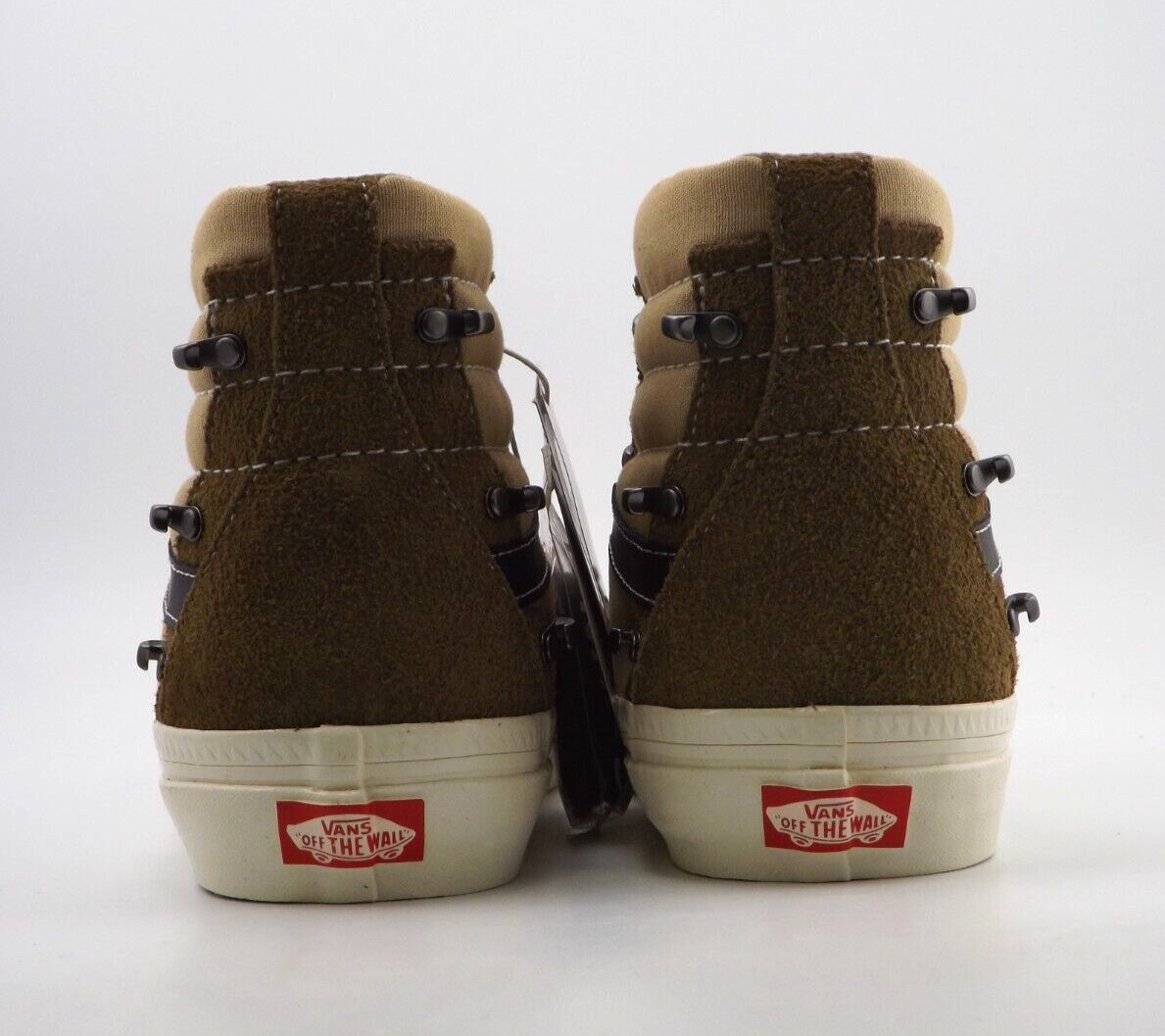 Vans SK8-Hi Echo DX Hairy Suede Skate Shoes Brown Men's Size 9.5