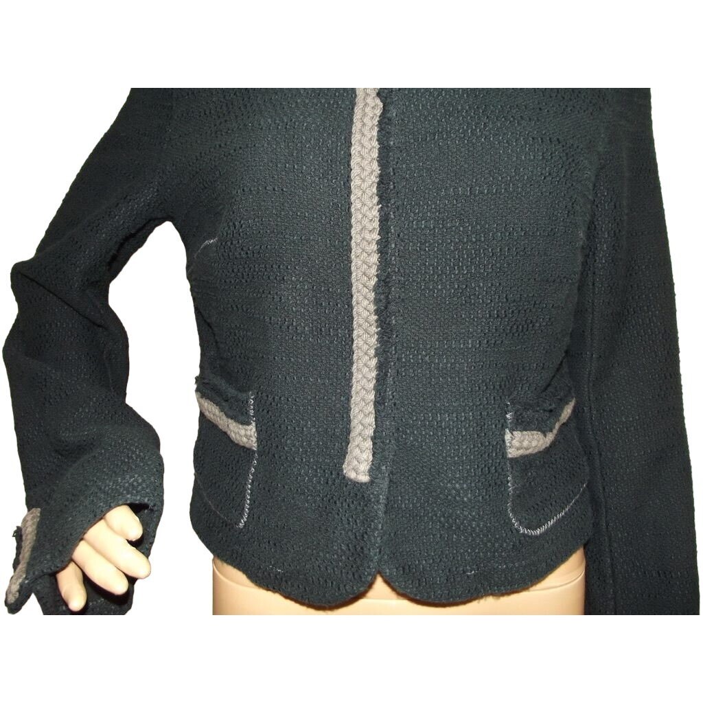 American Eagle Blazer Jacket Size Medium Navy Blu… - image 5