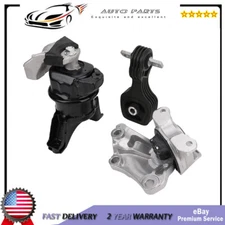 3PCS Engine Motor & Auto Transmission Mount Set For Honda Civic 1.8L 2012 2013