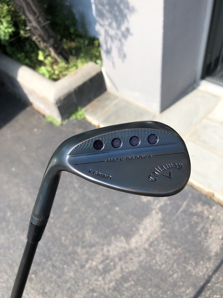 BLACK OXIDE CALLAWAY MACK DADDY 4 LH 60* WEDGE STIFF DYNAMIC GOLD