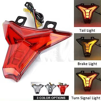 LED Turn Taillight For Kawasaki Z1000 Ninja ZX-10R ZX-10RR Ninja 250 400 2014-20 - Picture 9 of 15
