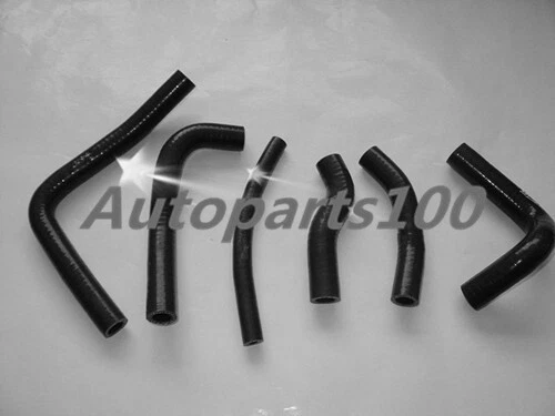 Radiador de silicona manguera roja CR250R 2000 2001 para Honda CR 250 R 2 tiempos Foto 3 de 4