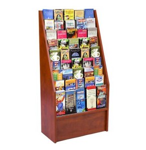 Literature Rack Brochure Leaflet Stand Floor Display Tourist Information Kiosk
