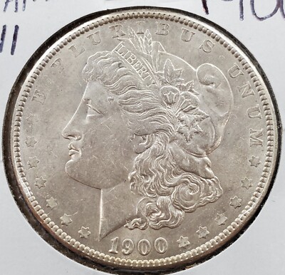 1900 P $1 Morgan Silver Dollar Coin Vam-11 Double Wing Die Reverse