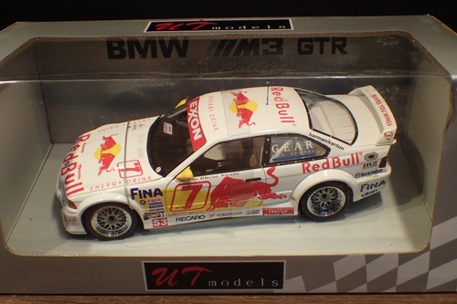 UT Models 1/18 Scale 39715 BMW E36 M3 GTR /Said/Quester/Duez 1997 Red Bull - Afbeelding 1 van 4