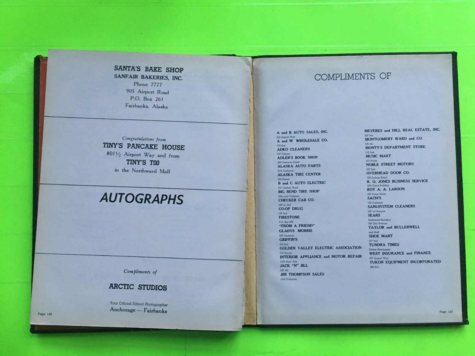 1965 Ben Eielson High School Yearbook Eielson Air Force Base, Alaska