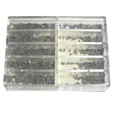 670PCS Clock Watch Screws in 10 Different Sizes Clock Screw Repair Tools