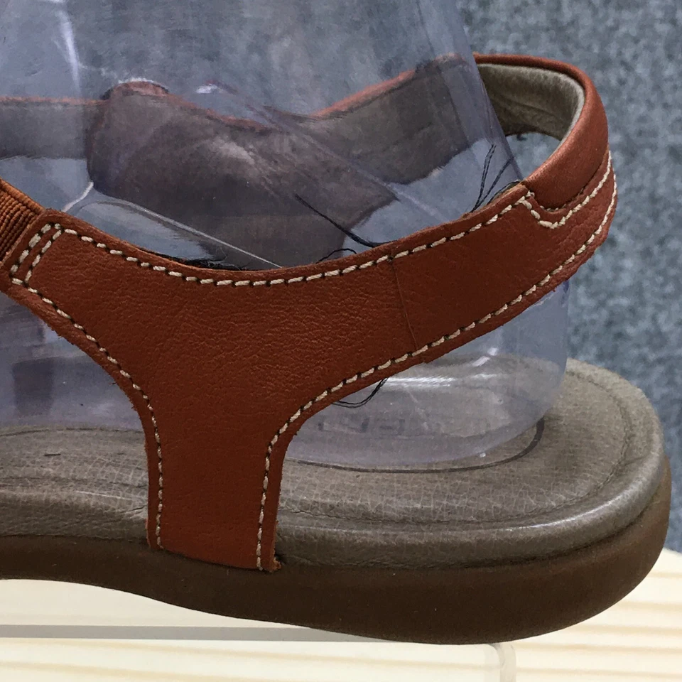 Keen Sandals Womens 11 Rose City Strappy Brown Leather Casual Hook & Loop Low - Image 3 of 4