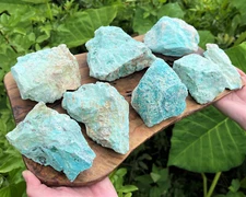 JUMBO Rough Natural Turquoise Crystals - Choose Size (Raw Turquoise Stones)