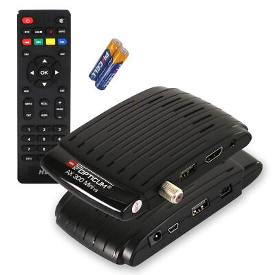 AX 300 Mini Sat Receiver - Digitaler Satelliten-Receiver HD - externer IR Sen...