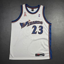 100 Authentic Michael Jordan Vintage Nike Wizards Jersey Size 52 2XL Mens 911