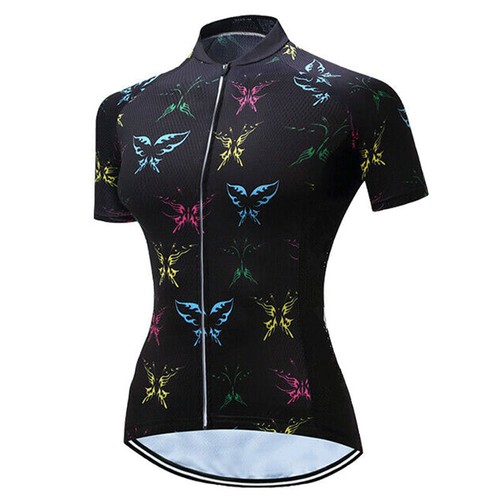 Butterfly Cycling Jersey Women's Short Sleeve Cycle Jersey Bike Bicycle Shirt - Picture 45 of 45