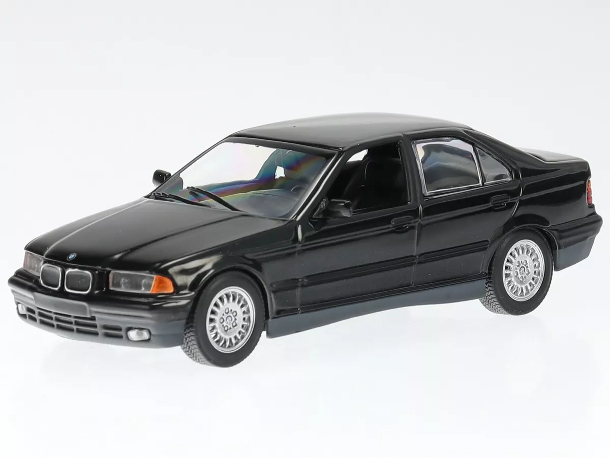 BMW e36 316i 325i 1992 black diecast modelcar 940023301 Maxichamps 1 43