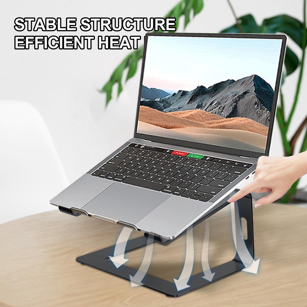 Aluminum Laptop Stand Ergonomic Stable PC Notebook Riser Holder