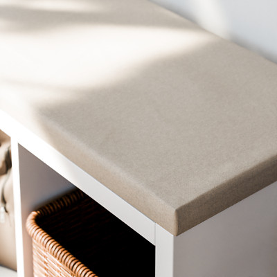Kallax Regal Sitzkissen, 2er, 3er & 4er in Beige, Polster, Sitzbank, Sitzauflage