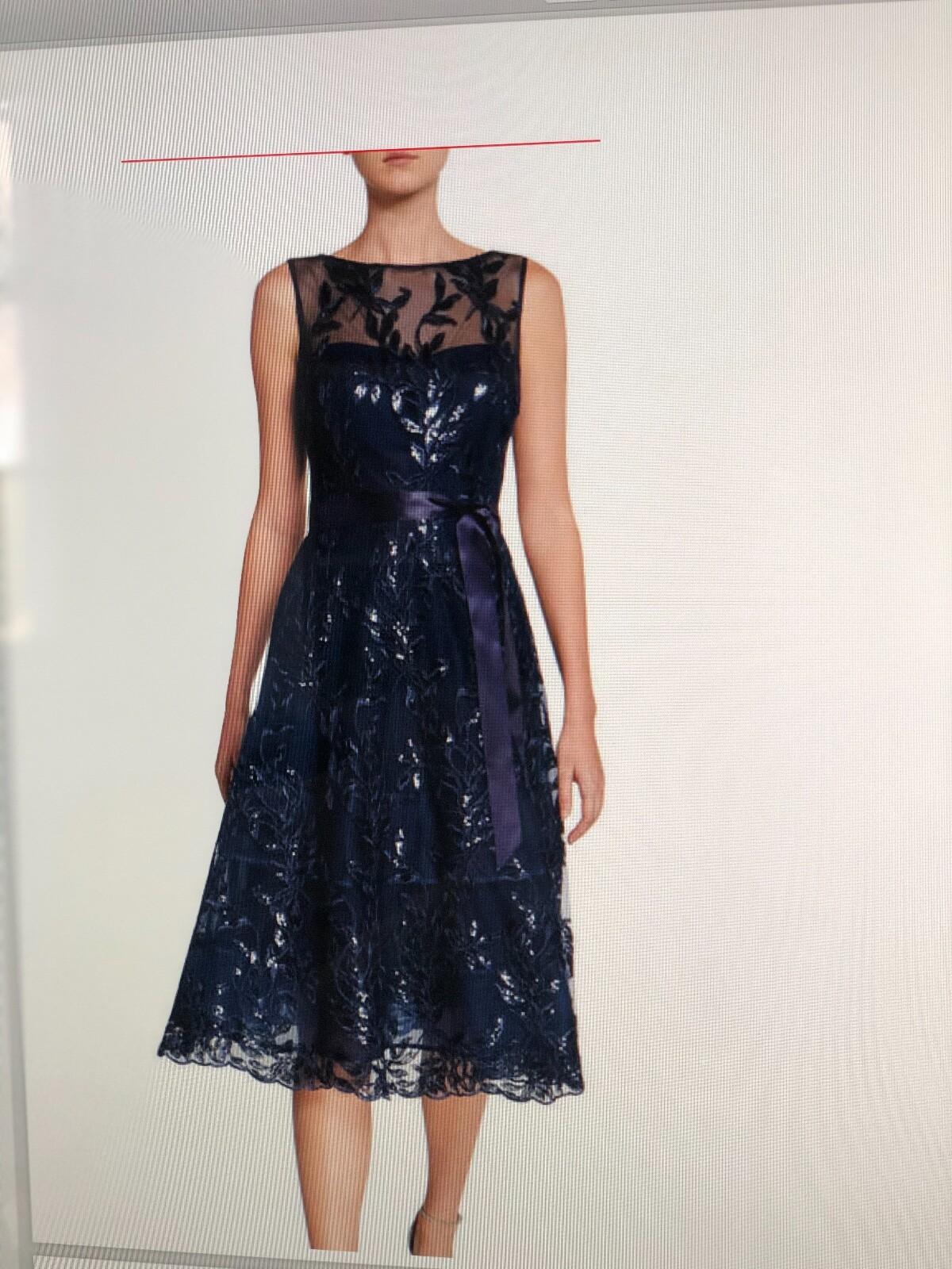 teri jon by rickie freeman cocktail dress