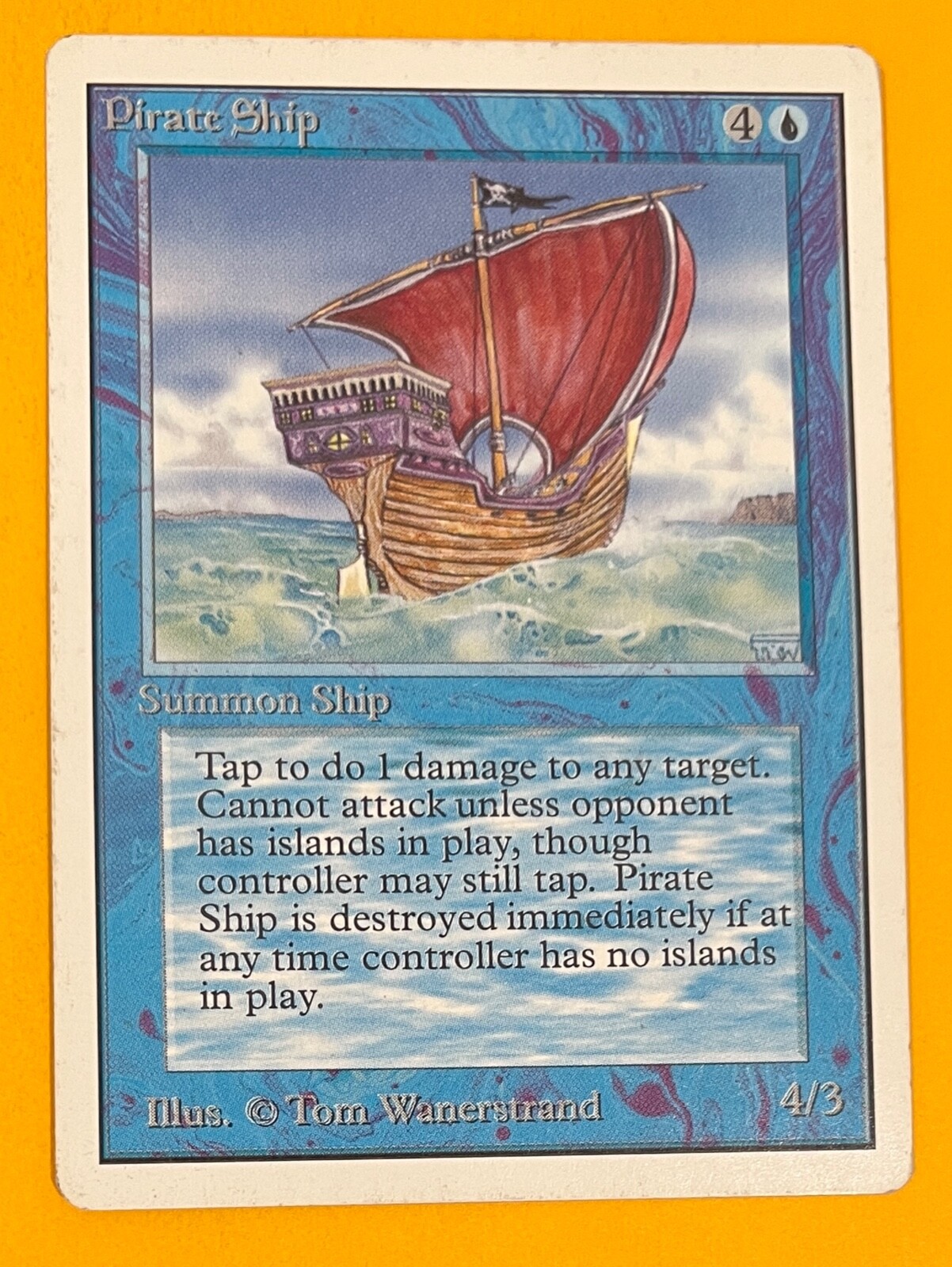 MTG PIRATE SHIP Unlimited (OldManMTG 007-328)