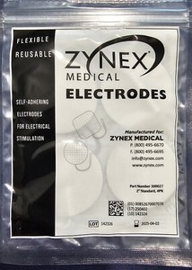 Zynex Medical Tens Unit Electrodes pads, 2" Round Pads, 32 pads (8 Packs of 4)