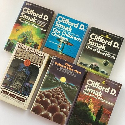 CLIFFORD D SIMAK Book Lot Of 6 Paperback | They Walked Like Men | Time And Again