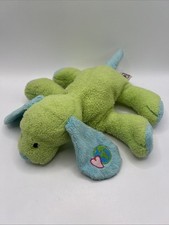 Webkinz Green Earth Puppy HM491 Ganz Retired Plush No Code Blue Dog Stuffed