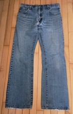 Levis 517 Jeans Mens 34x32 32x30 Bootcut Blue Denim Mid Rise Y2K Western Logo
