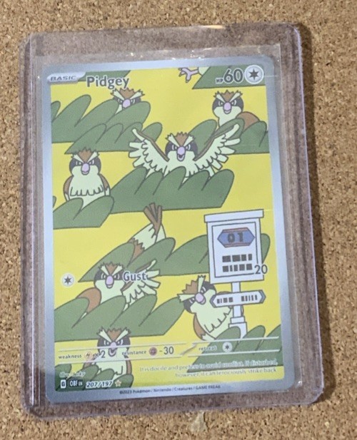 Pidgey 207/197 SV03: Obsidian Flames Holo