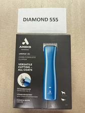 Andis Emerge Lite AGR3 Cordless Clipper Blue Professional Hair Grooming 6470
