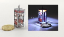 FERRMODEL 253 - Cabina telefonica Telecom, illuminata. Scala H0 1:87