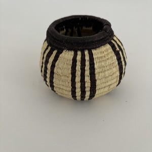 Wounaan Indian Hand Woven Angry Seas Panama Basket