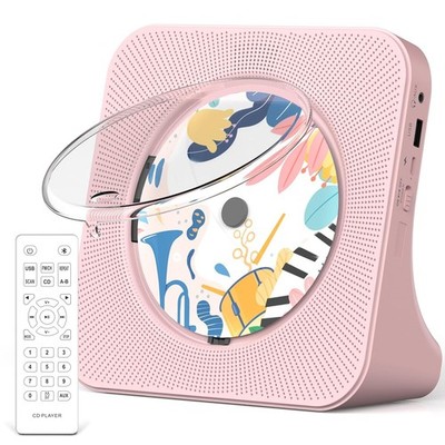 Tragbarer CD-Player mit Bluetooth 5.0 Fernbedienung HiFi-Lautspre