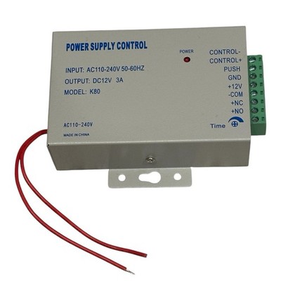Access Door Gate Entry Lock System Power Supply Control Unit 12V 3A DC AC110-240