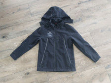 engelbert strauss Jacke mit Kapuze . Softshelljacke - Schwarz - Größe 134/140