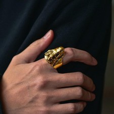 Richsteel Dinosaur Ring for Men Boys Punk Gothic Finger Ring in Dinosaur Gift